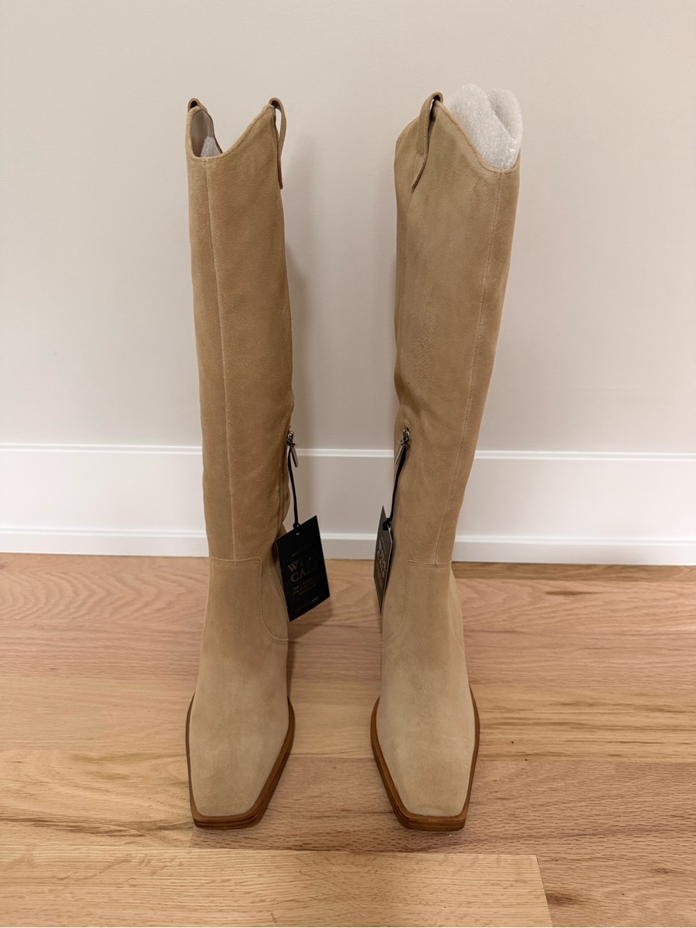 Vince Camuto wide Calf Afelia Knee High Boot in Tortilla